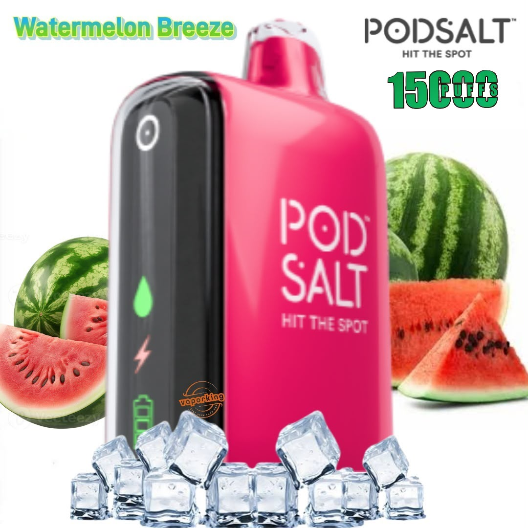 Pod Salt 15000 Puffs Watermelon Breeze Disposable Vape