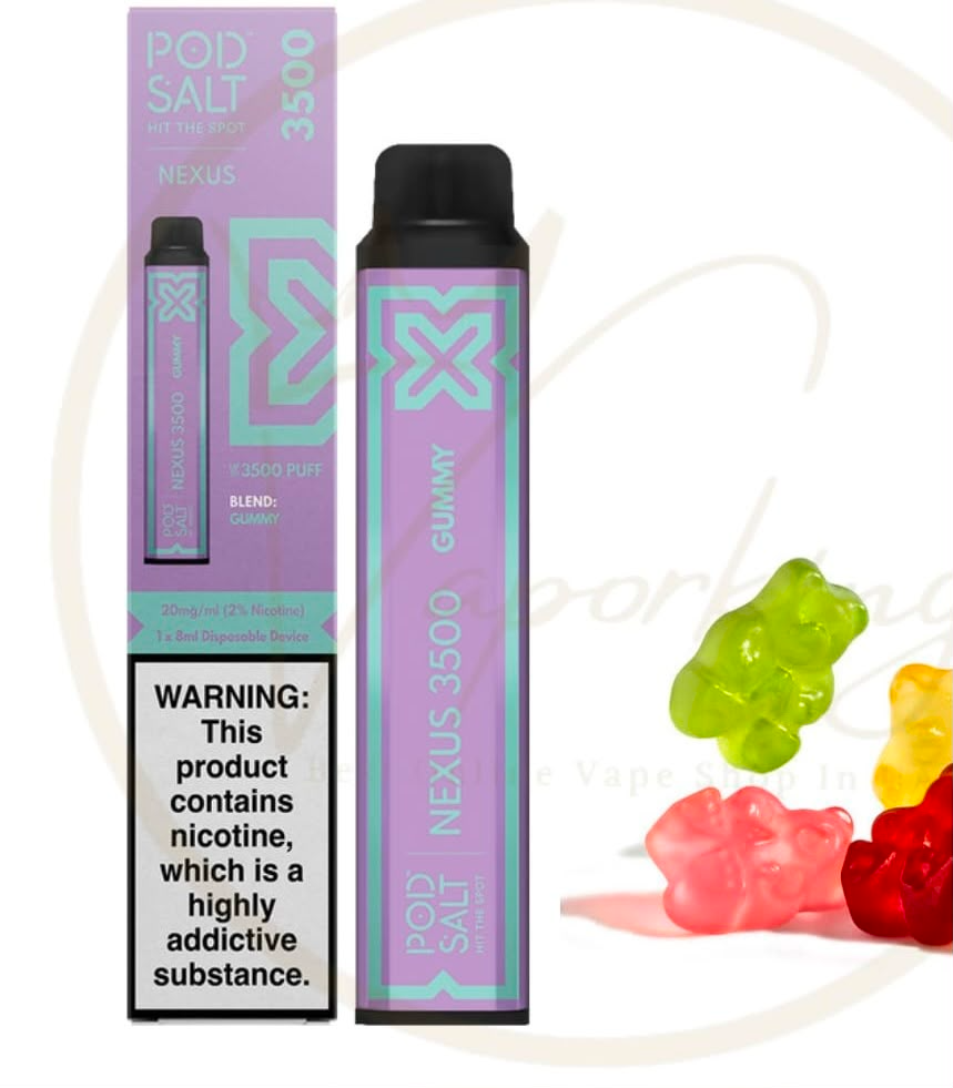 Pod Salt Nexus 3500 Puffs Gummy Disposable Vape