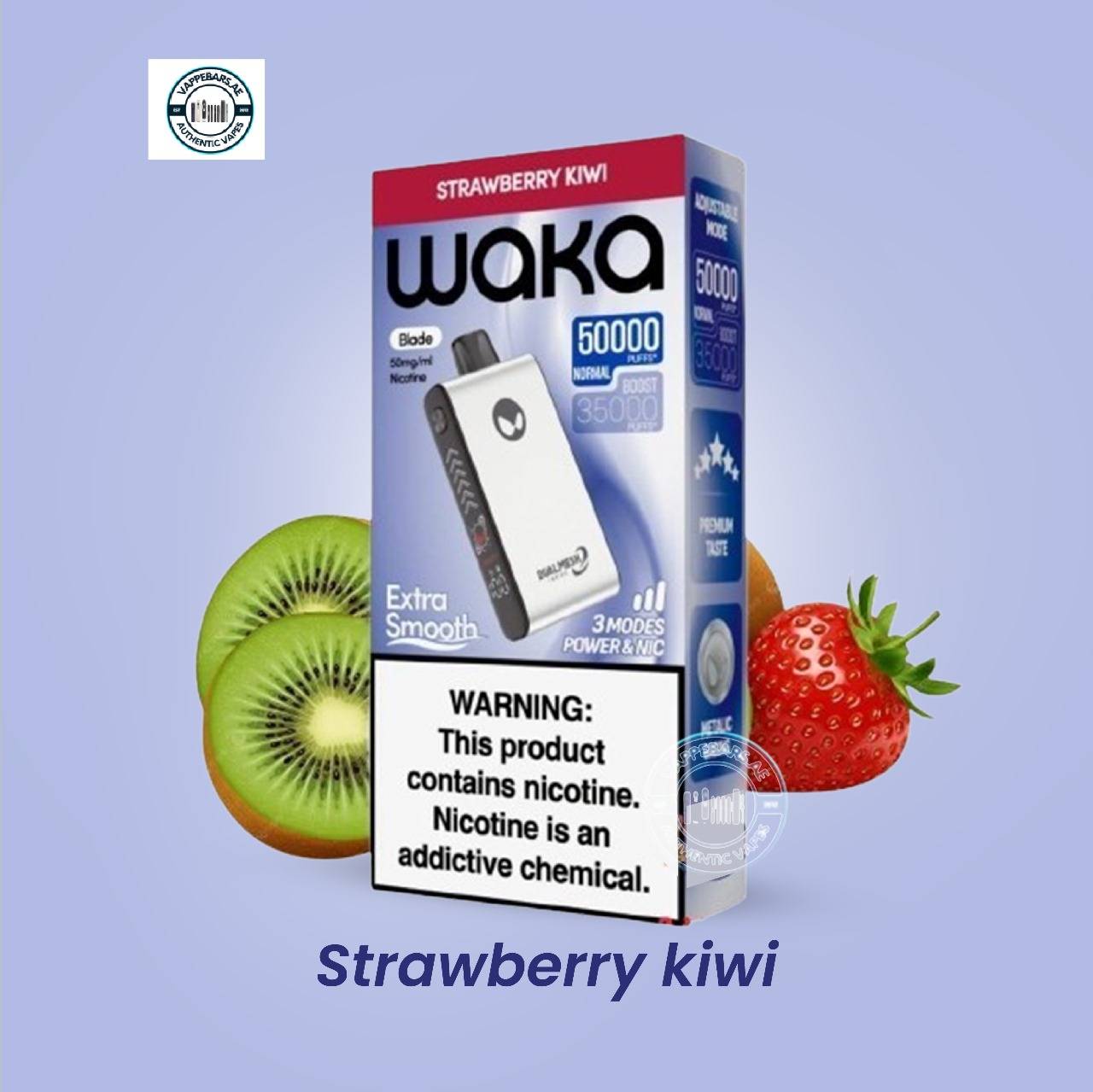 WAKA Blade 50000 Puffs Strawberry Kiwi Disposable Vape